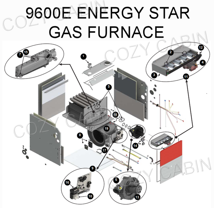 ENERGY STAR GAS FURNACE (9600E) #9600E